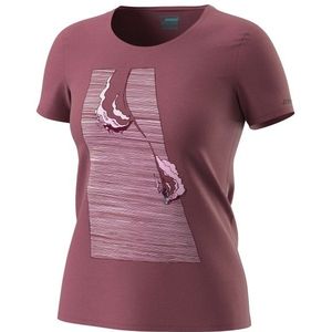 Dynafit Womens X Simon Charriere Tee T-shirt (Dames |purper)