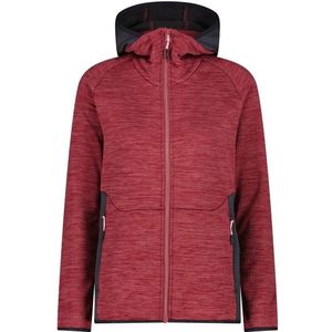 CMP - Jacket Fix Hood - Fleecevest - Rood