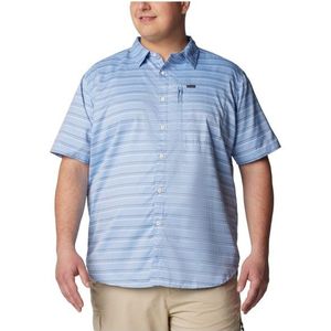 Columbia Silver Ridge Utility Lite Novelty S/S Overhemd (Heren |blauw)