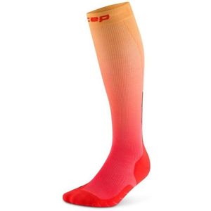 CEP - Womens Run Edt Gradient Socks Tall 50 - Compressiesokken - Rood