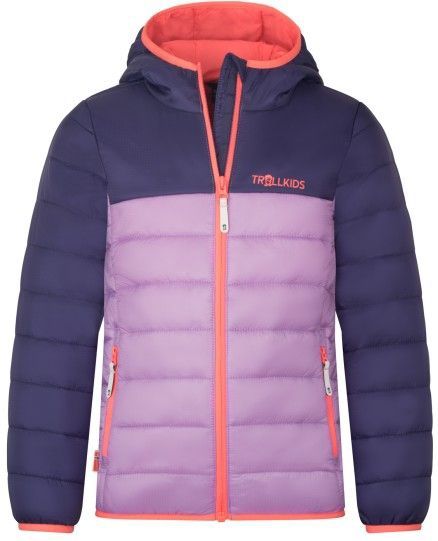 Trollkids - Eikefjord Jacket - Synthetisch Jack - Purper/Blauw