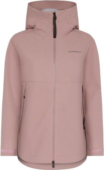 Didriksons Womens Tove Jacket Regenjas (Dames |roze |waterdicht)
