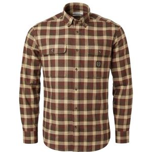Chevalier Heron Flannel Shirt Overhemd (Heren |bruin)