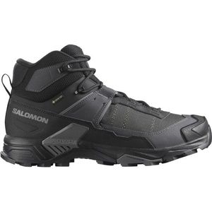 Salomon - X Ultra 5 Mid Wide GORE-TEX - Wandelschoenen - Grijs/Zwart - Waterdicht