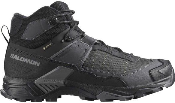 Salomon - X Ultra 5 Mid Wide GORE-TEX - Wandelschoenen - Grijs/Zwart - Waterdicht