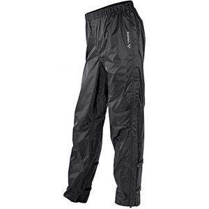 Vaude Fluid Full-Zip Pants II Fietsbroek (Heren |zwart/grijs |waterdicht)