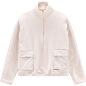 Jeanne Baret - Rochefort Crew Neck - Fleecetrui - Wit