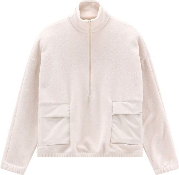 Jeanne Baret - Rochefort Crew Neck - Fleecetrui - Wit