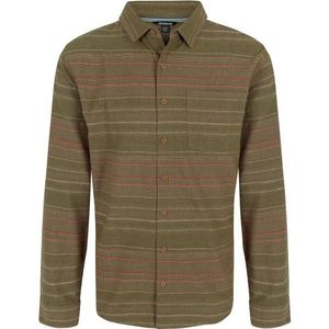 Sherpa Sangpo L/S Shirt Overhemd (Heren |olijfgroen/bruin)
