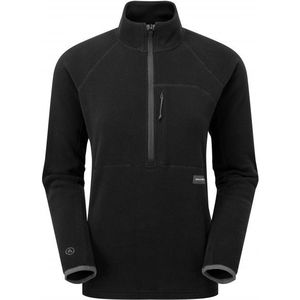 ARTILECT Womens Halfmoon Bio Pullover Fleecetrui (Dames |zwart)