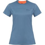 Jack Wolfskin Womens Prelight Chill T Sportshirt (Dames |blauw)