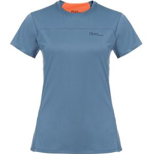 Jack Wolfskin Womens Prelight Chill T Sportshirt (Dames |blauw)
