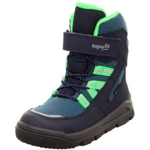 Superfit Mars Warm gevoerde Gore-Tex sneeuwlaarzen, blauw/lichtgroen 8020, 26 EU, Blauw lichtgroen 8020, 26 EU