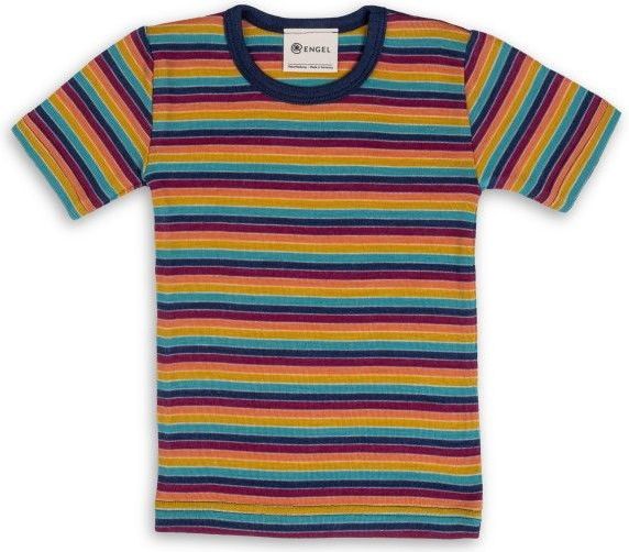 Engel - Kinder Onderhemd S/S - Merino-ondergoed - Meerkleurig