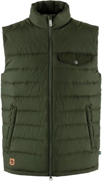 Fjällräven - Greenland Down Liner Vest - Donzen Bodywarmer - Olijfgroen
