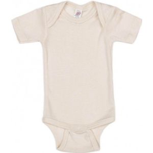 Engel - Baby Body S/S - Merino-ondergoed - Beige