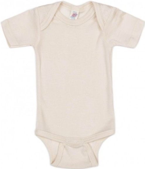 Engel - Baby Body S/S - Merino-ondergoed - Beige