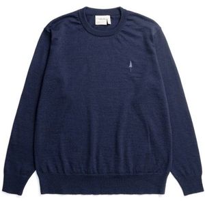 NIKIN Womens Treepullover Merino Wool Merinotrui (Dames |blauw)