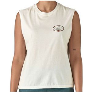 Patagonia Womens Clean Climb Roots Boxy Organic Tank Top (Dames |beige)
