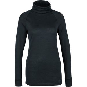 Stoic Womens Merino180 SvenstaSt Turtle Neck Merino-ondergoed (Dames |zwart)