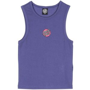 Santa Cruz - Other Dot Emb Tanktop - Purper - 95% Katoen, 5% Elastaan