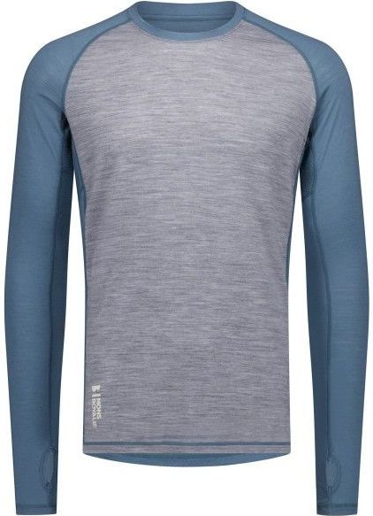 Mons Royale - Temple Tech L/S - Merino-ondergoed - Grijs