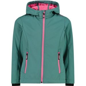 CMP Kids Jacket Fix Hood 3A29385 Softshelljack (Kinderen |turkoois)