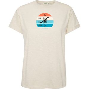 GreenBomb Womens Nature Good Life Stop T-Shirt T-shirt (Dames |beige)