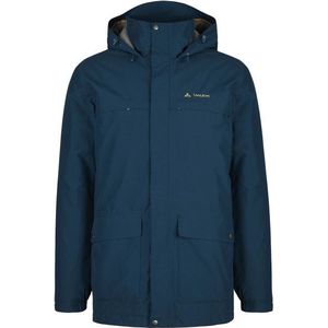 Vaude Pellice Wool Parka Lange jas (Heren |blauw |waterdicht)