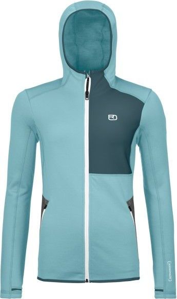 Ortovox - Womens Fleece Hoody - Fleecevest - Turkoois