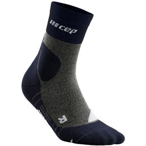 CEP Hiking Merino Mid-Cut Socks Compressiesokken (Heren |zwart)