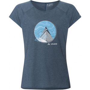 Vaude Womens Tekoa T-Shirt II Sportshirt (Dames |blauw)