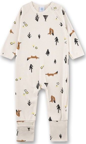 Sanetta Kids Overall Allover 222183 Body (Kinderen |wit)