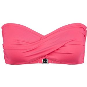Seafolly Womens Collective Twist Bandeau Bikinitop (Dames |roze)