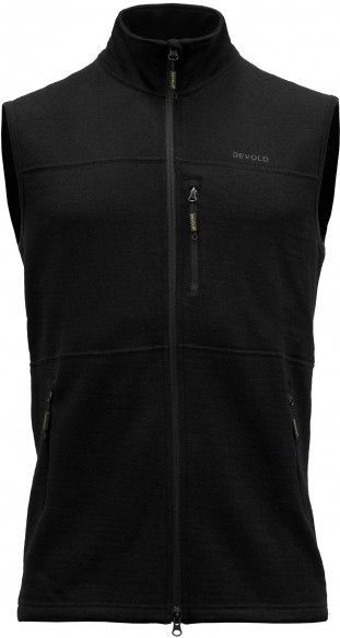 Devold - Thermo Wool Vest - Wollen Bodywarmer - Zwart