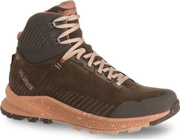 Dolomite - Carezza Leather Mid WP - Wandelschoenen - Groen - Suède Leer