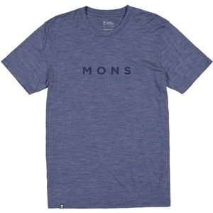 Mons Royale Zephyr Merino Cool T-Shirt Merinoshirt (Heren |blauw)