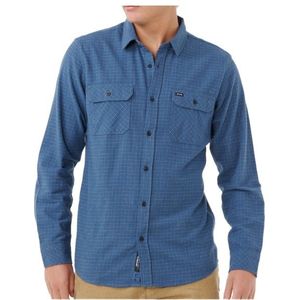Rip Curl Classic Surf Checked In Flanne Overhemd (Heren |blauw)