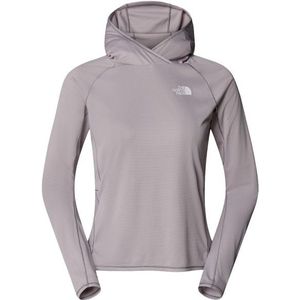 The North Face Womens Sunriser Hoodie Longsleeve (Dames |grijs/purper)