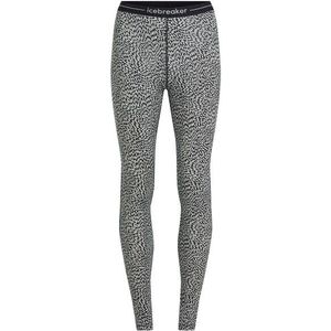 Icebreaker Womens Merino 200 Oasis Leggings Flock Forms Merino-ondergoed (Dames |grijs)
