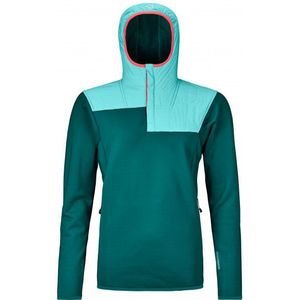 Ortovox Womens Fleece Plus Anorak Fleecetrui (Dames |turkoois)