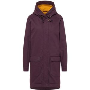 Tranquillo Womens Gefütterte Jacke aus Twill Pocket Lange jas (Dames |purper)