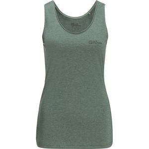 Jack Wolfskin Womens Crosstrail Tank Tanktop (Dames |olijfgroen)