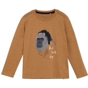 Minymo Kids T-Shirt L/S No 134032 Longsleeve (Kinderen |bruin)