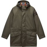 Napapijri - Pilloz Shell - Jas - Tea Leaf - Parka met Verstelbare Capuchon