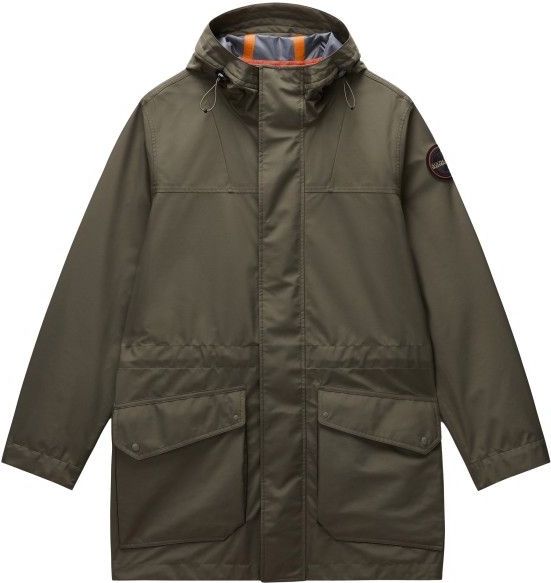 Napapijri - Pilloz Shell - Jas - Tea Leaf - Parka met Verstelbare Capuchon