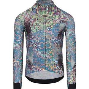 Q365 Gregarius Hybrid Thermomap Long Sleeve Jersey Fietsshirt (Heren |grijs)