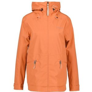 Didriksons Womens Turvi Jacket Regenjas (Dames |oranje |waterdicht)