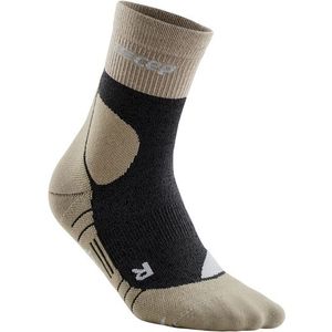 CEP Hiking Merino Mid-Cut Socks Compressiesokken (Heren |zwart)