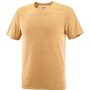 Salomon Outline S/S Tee Sportshirt (Heren |beige)